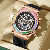 Jam Tangan Otomatis Mekanis ONOLA 6841 Terlaris Jam Tangan Pria Merek Pria Mewah Model Baru Jam Tangan Otomatis Mekanis Pria