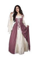 Robe de soirée médiévale Renaissance pour femmes, costume de cosplay pour la télévision et le cinéma, taille plus, robes en polyester