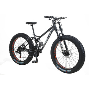 Pedale ordinario in acciaio 4.0 grande pneumatico Downhill Mountain Bike adulto fuoristrada da <span class=keywords><strong>uomo</strong></span> da donna freno a disco a 21 velocità - Product Image 5