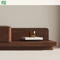Meuble TV de luxe en aluminium alvéolé, table basse, console avec tiroirs, mobilier de salon pour appartement et hôtel contemporain