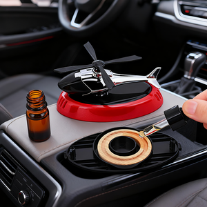 Ambientador Solar para Coche, Estilo Moderno, de Fieltro con Paquete de Aceites Esenciales, Aroma Duradero para Accesorios de Coches Usados - Product Image 5