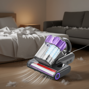 Aspiradora de mano de 550W con succión de 18Kpa, doble depósito de polvo, filtro HEPA, con cable, para limpieza del hogar, camas y sofás - Product Image 2