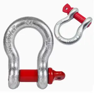 13.5Ton Electroplating Galvanized Process Screw Pin Bow Shackle Bow Shackle
