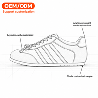 Chaussures de sport allemandes en daim véritable pour femmes, personnalisées, à lacets, plates, rétro, pour femmes