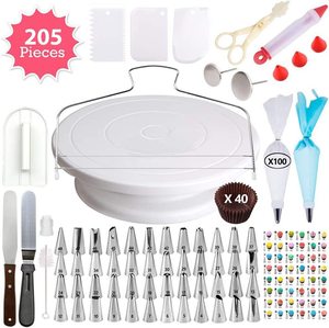 Ensemble d'outils de décoration de gâteaux de haute précision avec des embouts de micro-pompage et des spatules de petite taille pour les petits fours délicats - Product Image 1