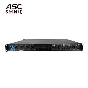 מגבר הספק מקצועי ASCSONIC SD2504 בעל 4 ערוצים, <span class=keywords><strong>250</strong></span> וואט, Class D, עם אחריות לשנתיים, 20 הרץ-34 קילו-הרץ - Product Image 1