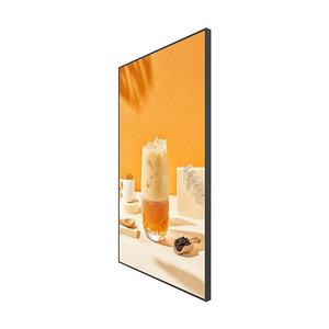 Ultra-Estrecho 43 \ "4mm bisel pantalla Horizontal o Vertical montaje en pared Metal LCD tablero <span class=keywords><strong>de</strong></span> menú Digital para uso en restaurante - Product Image 1