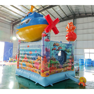 <span class=keywords><strong>Castillo</strong></span> Inflable con Tobogán, Diseño Nuevo, Temática de Sirena, para Fiestas Infantiles y Actividades Comunitarias - Product Image 5