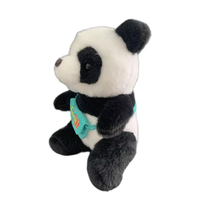 Peluche panda personnalisé super doux en coton PP avec design personnalisable couette d'anniversaire certifiée CE/CPC/ASTM