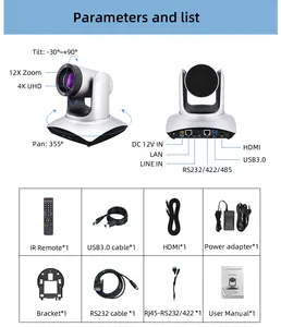 2024 neueste hochwertige 4k ptz videokonferenzkamera H DMI, USB-IP-Anschlüsse für Videokonferenzen