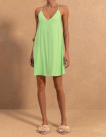 Robe à bretelles spaghetti pour femmes Robe d'été décontractée sans manches Robe de plage élégante et fluide Tenue de vacances personnalisée OEM Usine