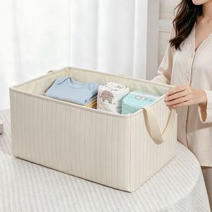 Cesta de Almacenamiento Plegable de Lona con Asa para Hombro, Caja Impermeable Multicolor para Ropa, Juguetes, Organizador para el Hogar y Dormitorio, Marca OEM y ODM - Product Image 1