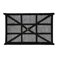 Mise à niveau du plafond de la voiture Filet de chargement 31.5 "x 21.6" Organisateur de rangement sur le toit de la voiture Camion SUV Van Voyage Camping Accessoires d'intérieur