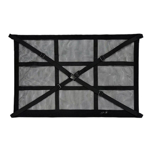 Mise à niveau du plafond de la voiture Filet de chargement 31.5 "x 21.6" Organisateur de rangement sur le toit de la voiture Camion SUV Van Voyage <span class=keywords><strong>Camping</strong></span> Accessoires d'intérieur - Product Image 4
