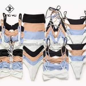 Maillot de bain uni personnalisé pour femmes, maillots de bain une pièce, string bikini, maillots de bain sexy pour femmes - Product Image 4