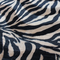 RedSun Textile Wholesaler Tissu en fausse fourrure 100% polyester brillant, motifs tigre, léopard, lapin et animal, pour maillots de bain