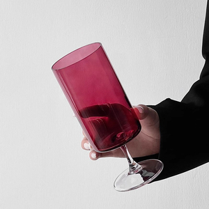 Nouvelle arrivée gobelet droit rose rouge clair <span class=keywords><strong>noir</strong></span> gobelet à <span class=keywords><strong>champagne</strong></span> et verres à vin - Product Image 5