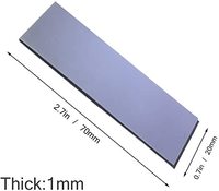 Coussin thermique M.2 70x20x1mm pour dissipateurs thermiques M.2 2280 SSD NVMe