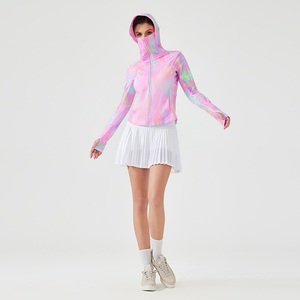 Chất Lượng Cao Mùa Hè Của Phụ Nữ Băng Lụa Mặt Trời Bảo Vệ Áo Khoác Upf50 + UV Bảo Vệ Nhanh Chóng Khô Chạy Áo Gió - Product Image 6