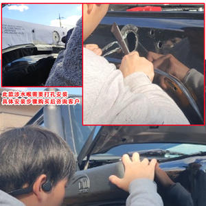 Kit de snorkel CN-GE pour Suzuki Jimny 2019-2026 3 portes 5 portes JB64 JB74 Noir mat en plastique - Product Image 5