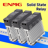 Relais à semi-conducteurs monophasé monté sur rail ENMG SDR25A2032 5V/12V/24V DC Control pour charge AC 220V