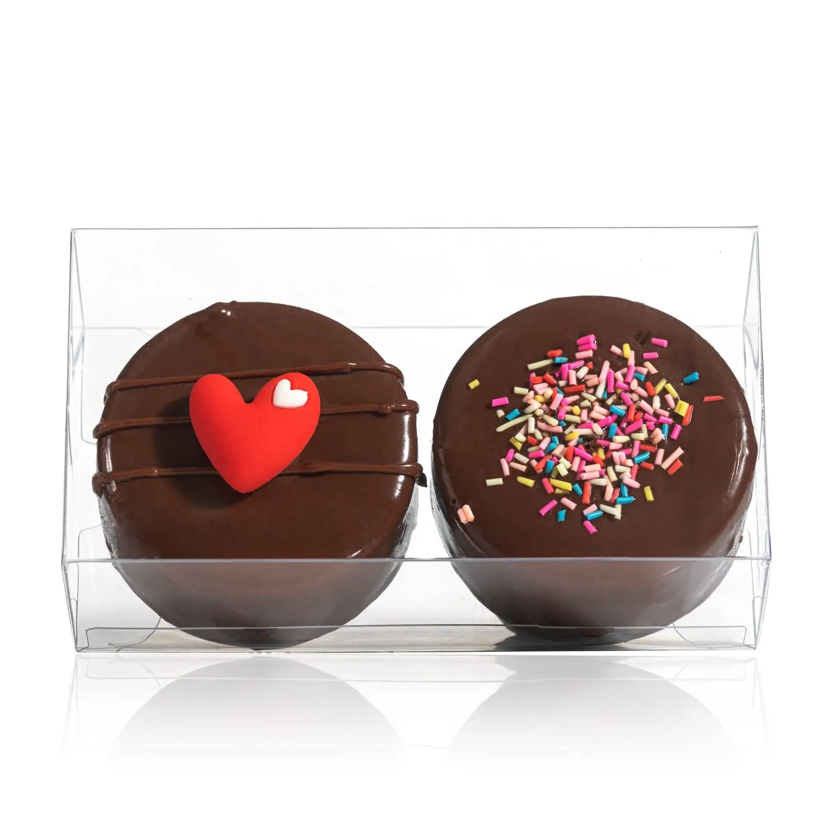 XJH boîte à macarons transparente avec Logo imprimé, emballage cadeau pour biscuits, macarons, chocolat, boîte d'emballage