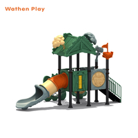 Nouvelle Conception 2026 : Toboggan Extérieur en Plastique Thème Forêt pour Maisonnette Arbre – Équipement de Jeux pour Enfants, Ensemble de Jeux pour Parc d'Attractions