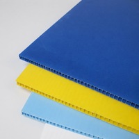 Feuilles séparatrices en PP, bords scellés couleur, matériau plastique PP, panneaux alvéolés double paroi en Coroplast