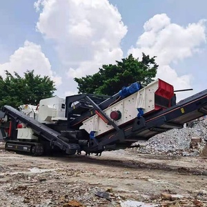 Mỏ đá di động đá cứng Máy Nghiền Giá điện thoại di động hàm & máy nghiền tác động đá vôi Granite basalt quặng Máy Nghiền di động nhà máy - Product Image 6