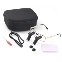 6.5X TTL Dental Loupes Custom PD Wide Field of View for Oral Surgery Dental Magnifier