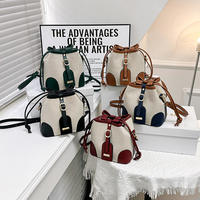 Sac à main de luxe pour femme, sac seau bandoulière pour filles, sac à bandoulière de marque, mini sac messager carré