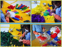 Plumes d'oie blanches naturelles de 4 à 6 pouces en gros pour chapeaux, cadeaux, emballages, accessoires de coiffure, carnaval