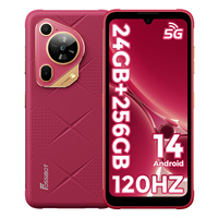 Fossibot F112 Pro 5G, Procesador de 6nm, 256GB, Colorido, Nuevo y Elegante, Resistente al Agua (Clase Alimentaria), Batería Grande, NFC, el Mejor Teléfono Inteligente Robusto para Exteriores