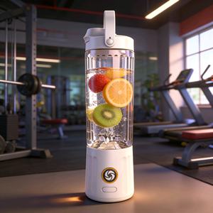 Mixeur personnel portable pour jus de fruits et smoothies, 550 ml, rechargeable par USB - Product Image 1