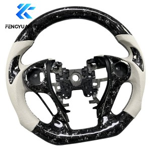 Volant personnalisé en Alcantara et fibre de carbone forgée avec LED pour Honda Accord 9ème génération Coupé Crosstour 2013 2014 2015 2016 2017 <span class=keywords><strong>2018</strong></span> - Product Image 5