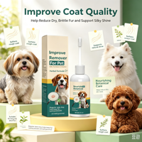 Bulk aankoop MOQ laag, druppels voor gevoelige vacht puppy kitten huidverzorging