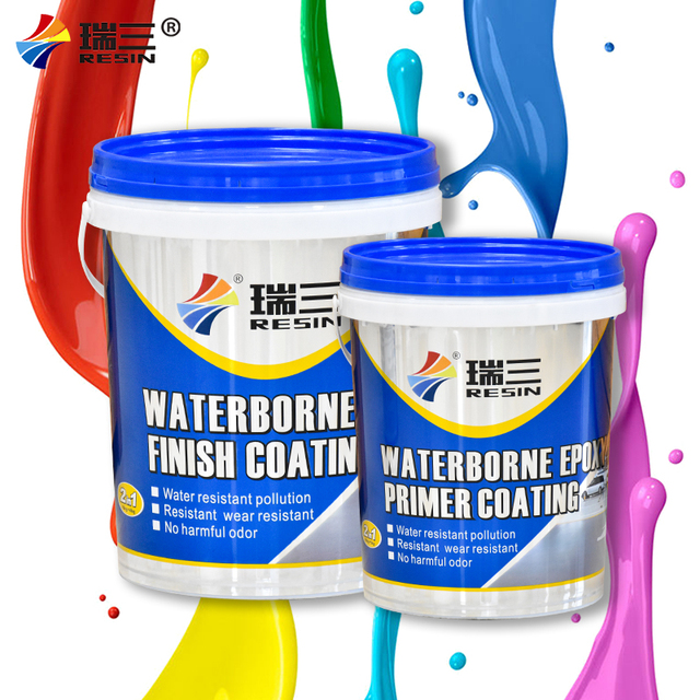 Flakes Epoxy  Resin Floor Coating Waterproof Epoxy Flooring