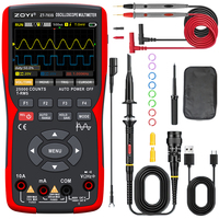 ZOYI ZT703S 3 in 1 Digital Multimeter Dual Ceramic Fuses Color LCD Oscilloscope 50MHZ Portable Tester