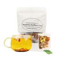 Tisane en vrac de pissenlit et de goji 120g – Thé frais pour la santé et l'amincissement, conditionné en vrac (boîtes, sacs, tasses, sachets)