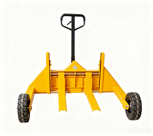 Transpaleta Hidráulica Todoterreno de 1 Tonelada de Alta Resistencia con Ruedas de Goma para Manejo de Materiales en Exteriores - Product Image 2