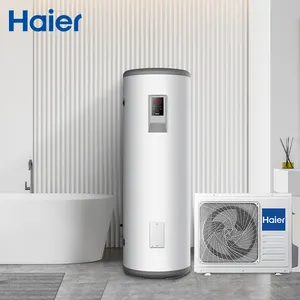 Haier Energy Efficient Domestic White 80 Gallon Tank DHW R134A Split Type Air Source A Heat Pump Waterheaters Water Heater