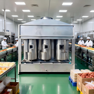 食品加工工場向け連続式新型臭気塵埃酸性洗浄排気制御ハイブリッドスプレータワー サイクロンスクラバー - Product Image 1