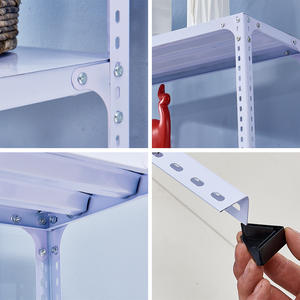 Étagère en acier <span class=keywords><strong>d</strong></span>'<span class=keywords><strong>angle</strong></span> en métal multicouche de haute qualité entrepôt de <span class=keywords><strong>cuisine</strong></span> de stockage de ménage présentoir de sol de conception OEM personnalisable - Product Image 5