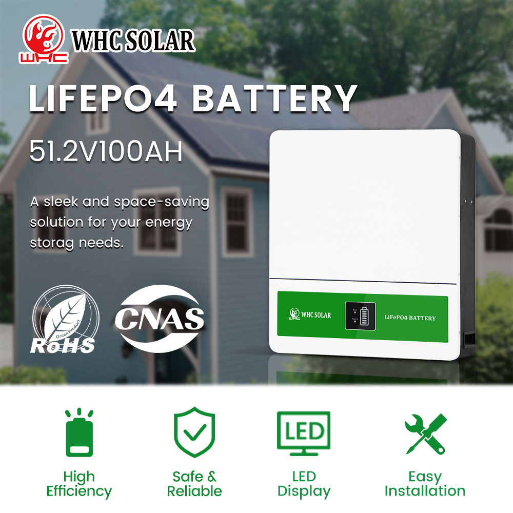WHC SOLAR 5kwh 10kwh Lifepo4 Powerwall Battery 48V 100Ah 200Ah Build in BMS Protection for Solar System · image 6