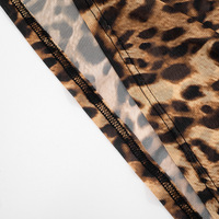 Mode Unique Vintage robes sans manches imprimé léopard Patchwork dentelle été décontracté Sexy longue Maxi robe femmes vêtements