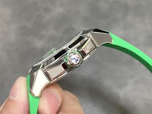 Montre squelette mécanique unisexe Série Céleste avec cristal saphir à 360 degrés, cadran de 41 mm, fonction tachymètre, acier inoxydable, mouvement ETA - Product Image 5