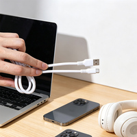 Kabel pengisian daya dan transfer data USB-A ke USB-C 100CM 1 meter dengan harga murah, stok besar, adaptor power bank, kabel charger