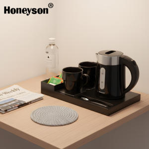 Honeyson отель Электрический чайник из нержавеющей стали и приветствованный отель Электрический поднос - Product Image 1