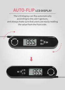Digital Food Thermometer <b>Foldable</b> Meat Thermometer for Cooking <b>BBQ</b> Food Thermometers - Product Image 4