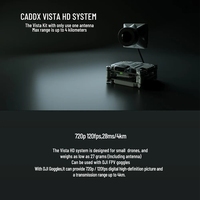 Kit de caméras Caddx Nebula Pro Vista, 720p/120fps HD numérique, émetteur FPV 5,8 GHz, caméra FPV 2,1 mm 150 degrés pour mini drone RC